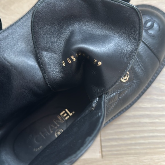 Chanel Black Quilted Leather Ankle Boots - Picture 14 of 14